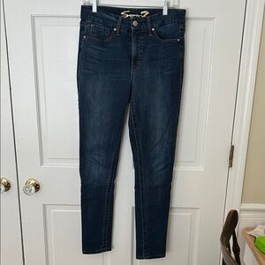 Seven7 Women's Deep Indigo Skinny Jeans